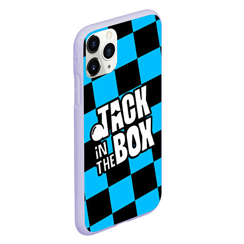 Чехол iPhone 11 Pro матовый Jack in the box J - HOPE / 3D-Светло-сиреневый – фото 2