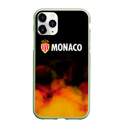 Чехол iPhone 11 Pro матовый Monaco монако туман, цвет: 3D-салатовый