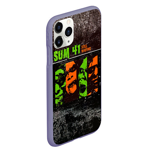 Чехол iPhone 11 Pro матовый Still Waiting - Sum 41 / 3D-Серый – фото 2