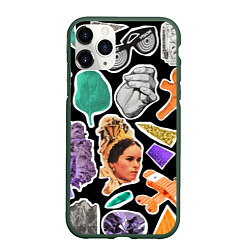 Чехол iPhone 11 Pro матовый Underground pattern Fashion trend