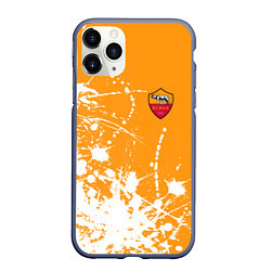 Чехол iPhone 11 Pro матовый Roma маленькое лого краска, цвет: 3D-серый