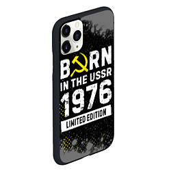 Чехол iPhone 11 Pro матовый Born In The USSR 1976 year Limited Edition, цвет: 3D-черный — фото 2