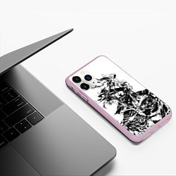 Чехол iPhone 11 Pro матовый Metal Gear Rising: Revengeance, цвет: 3D-розовый — фото 2
