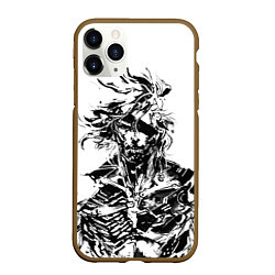 Чехол iPhone 11 Pro матовый Metal Gear Rising: Revengeance, цвет: 3D-коричневый