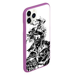 Чехол iPhone 11 Pro матовый Metal Gear Rising: Revengeance, цвет: 3D-фиолетовый — фото 2