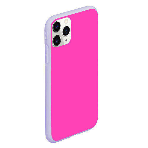 Чехол iPhone 11 Pro матовый Яркий розовый из фильма Барби / 3D-Светло-сиреневый – фото 2