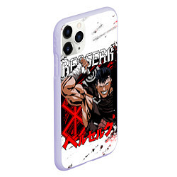 Чехол iPhone 11 Pro матовый Генерал Гатс - BERSERK - БЕРСЕРК, цвет: 3D-светло-сиреневый — фото 2