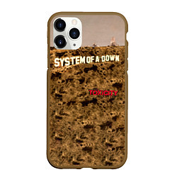 Чехол iPhone 11 Pro матовый Toxicity - hollywood, цвет: 3D-коричневый