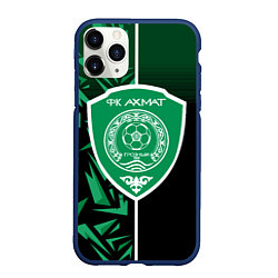 Чехол iPhone 11 Pro матовый ФК АХМАТ Sportwear, цвет: 3D-тёмно-синий