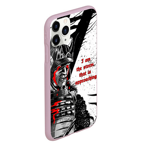 Чехол iPhone 11 Pro матовый Samurai Casey Edwards - Bury the Light Vergils Bat / 3D-Розовый – фото 2