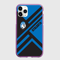 Чехол iPhone 11 Pro матовый Фанат клуба Аталанта, цвет: 3D-фиолетовый