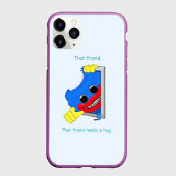 Чехол iPhone 11 Pro матовый POPPY PLAYTIME HAGGY WAGGY that friend, цвет: 3D-фиолетовый