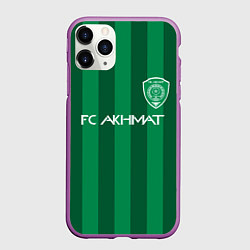Чехол iPhone 11 Pro матовый АХМАТ - ГРОЗНЫЙ - ФК, цвет: 3D-фиолетовый