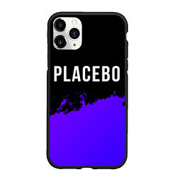 Чехол iPhone 11 Pro матовый Placebo Purple Grunge