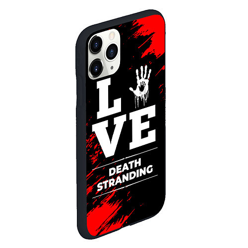 Чехол iPhone 11 Pro матовый Death Stranding Love Классика / 3D-Черный – фото 2