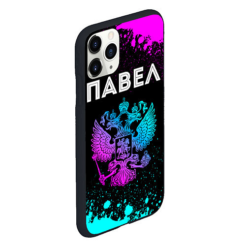 Чехол iPhone 11 Pro матовый Павел Россия / 3D-Черный – фото 2