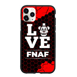 Чехол iPhone 11 Pro матовый FNAF Love Классика, цвет: 3D-черный
