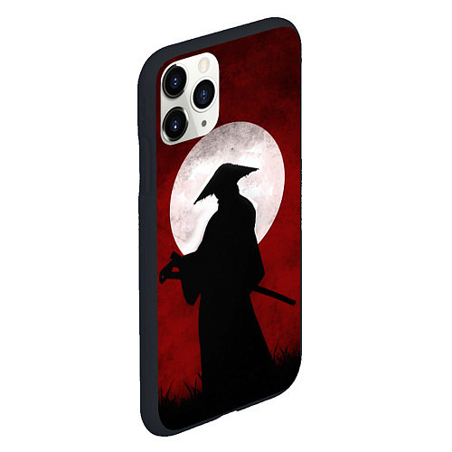 Чехол iPhone 11 Pro матовый Samurai Самурай / 3D-Черный – фото 2
