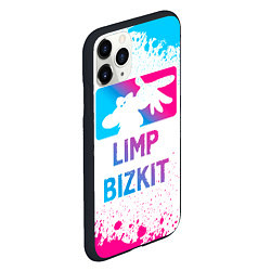 Чехол iPhone 11 Pro матовый Limp Bizkit Neon Gradient, цвет: 3D-черный — фото 2