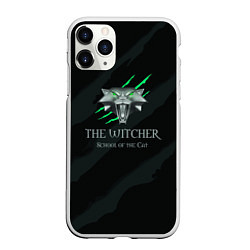 Чехол iPhone 11 Pro матовый The Witcher School of the Cat