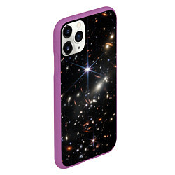 Чехол iPhone 11 Pro матовый Новое изображение ранней вселенной от Джеймса Уэбб, цвет: 3D-фиолетовый — фото 2