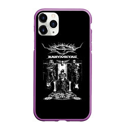 Чехол iPhone 11 Pro матовый BABYMETAL Throne, цвет: 3D-фиолетовый