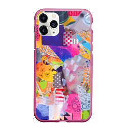 Чехол iPhone 11 Pro матовый Patchwork quilt Fashion trend