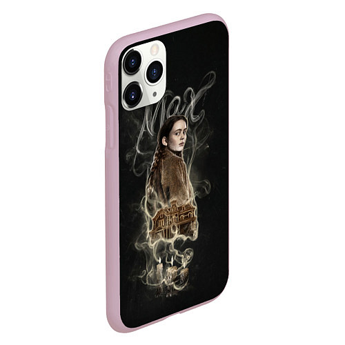 Чехол iPhone 11 Pro матовый МАКС STRANGER THINGS / 3D-Розовый – фото 2