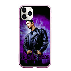 Чехол iPhone 11 Pro матовый Depeche Mode - Dave Gahan, цвет: 3D-розовый