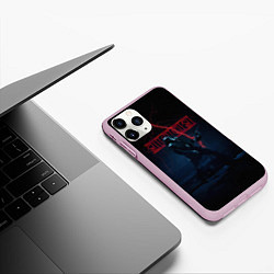 Чехол iPhone 11 Pro матовый EDDIE MUNSON STRANGER THINGS, цвет: 3D-розовый — фото 2