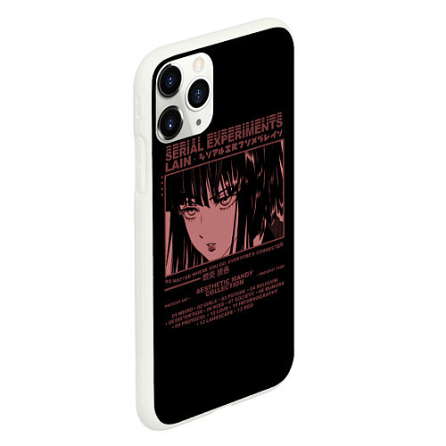 Чехол iPhone 11 Pro матовый Sadness girl / 3D-Белый – фото 2