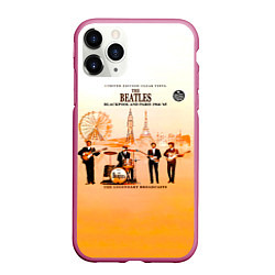 Чехол iPhone 11 Pro матовый The Beatles Blackpool And Paris 1964-65, цвет: 3D-малиновый