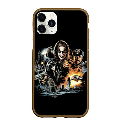 Чехол iPhone 11 Pro матовый Фильм Ворон, Постер The Crow, цвет: 3D-коричневый