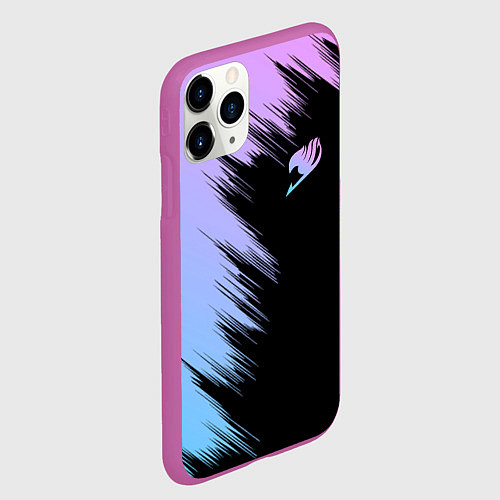 Чехол iPhone 11 Pro матовый Хвост феи - neon / 3D-Фиолетовый – фото 2