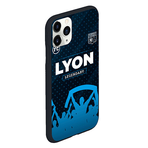 Чехол iPhone 11 Pro матовый Lyon Legendary Форма фанатов / 3D-Черный – фото 2