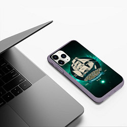 Чехол iPhone 11 Pro матовый Gold coast pirate - корабль, цвет: 3D-серый — фото 2