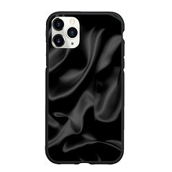 Чехол iPhone 11 Pro матовый Черный шелк, цвет: 3D-черный