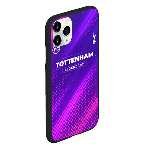 Чехол iPhone 11 Pro матовый Tottenham legendary sport grunge / 3D-Черный – фото 2