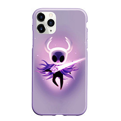 Чехол iPhone 11 Pro матовый Hollow Knight рыцарь неон