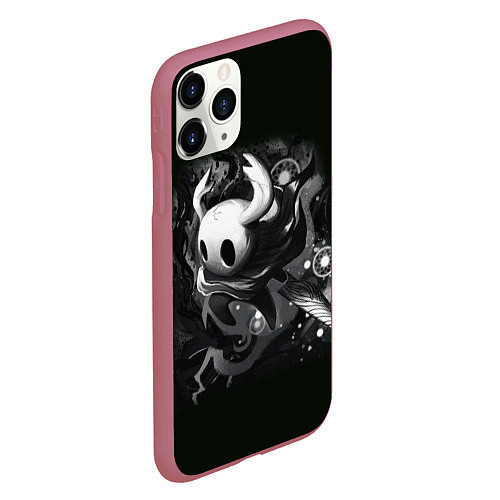 Чехол iPhone 11 Pro матовый Hollow Knight рисунок / 3D-Малиновый – фото 2