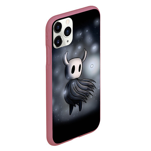 Чехол iPhone 11 Pro матовый Hollow Knight ветер / 3D-Малиновый – фото 2