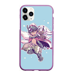 Чехол iPhone 11 Pro матовый Рег и Фапута из аниме Made in Abyss