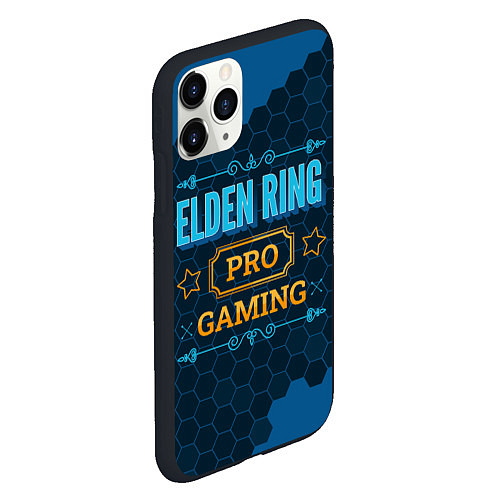 Чехол iPhone 11 Pro матовый Игра Elden Ring: pro gaming / 3D-Черный – фото 2