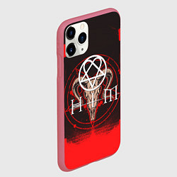 Чехол iPhone 11 Pro матовый HIM star, цвет: 3D-малиновый — фото 2