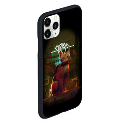 Чехол iPhone 11 Pro матовый Stray-Cat, цвет: 3D-черный — фото 2