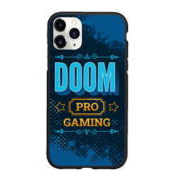 Чехол iPhone 11 Pro матовый Игра Doom: pro gaming, цвет: 3D-черный