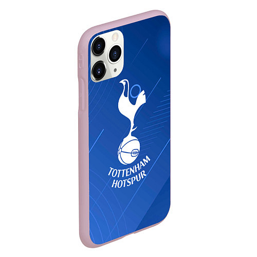 Чехол iPhone 11 Pro матовый Tottenham hotspur SPORT / 3D-Розовый – фото 2