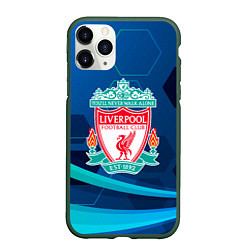 Чехол iPhone 11 Pro матовый Liverpool Абстракция