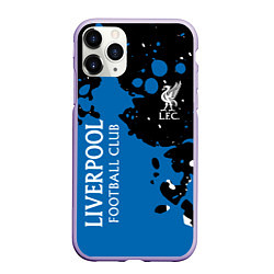 Чехол iPhone 11 Pro матовый Liverpool Краска, цвет: 3D-светло-сиреневый