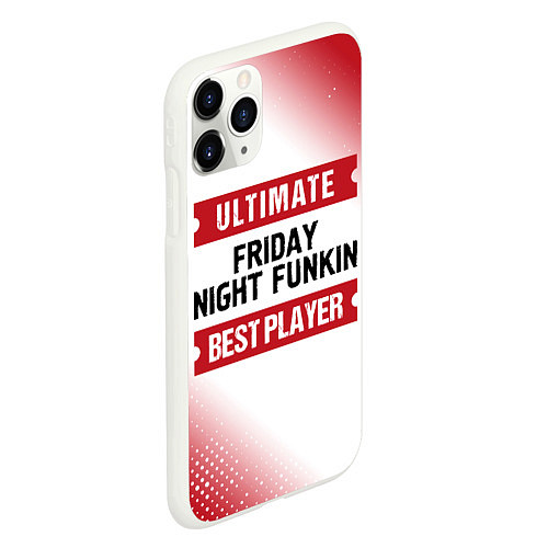 Чехол iPhone 11 Pro матовый Friday Night Funkin: Best Player Ultimate / 3D-Белый – фото 2